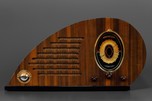 Deco Climax Ruby ’Tear-drop’ Radio - Rare Beauty